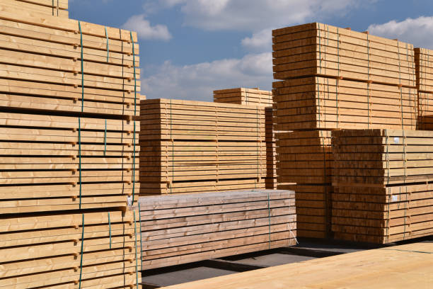 Productos industrial plant sawmill storage of wooden boards