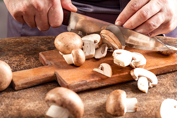 Productos preparing mushroom